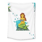 Emoji Mermaid Medium Tapestry