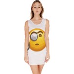 Emoji Monocle Bodycon Dress