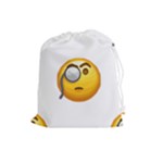 Emoji Monocle Drawstring Pouch (Large)