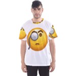 Emoji Monocle Men s Sport Mesh Tee