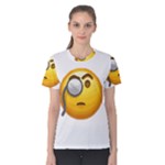 Emoji Monocle Women s Cotton Tee