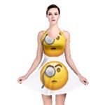 Emoji Monocle Reversible Skater Dress