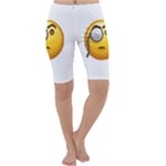 Emoji Monocle Cropped Leggings 