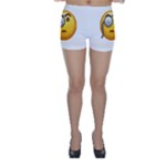 Emoji Monocle Skinny Shorts