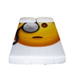 Emoji Monocle Fitted Sheet (Full/ Double Size)