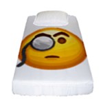 Emoji Monocle Fitted Sheet (Single Size)