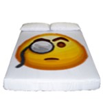 Emoji Monocle Fitted Sheet (King Size)