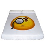 Emoji Monocle Fitted Sheet (California King Size)