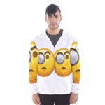 Emoji Monocle Hooded Wind Breaker (Men)