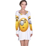 Emoji Monocle Long Sleeve Nightdress