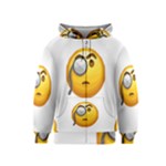 Emoji Monocle Kids  Zipper Hoodie