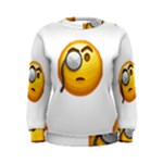 Emoji Monocle Women s Sweatshirt