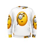 Emoji Monocle Kids  Sweatshirt