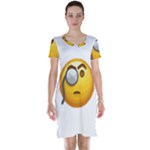 Emoji Monocle Short Sleeve Nightdress