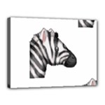 Emoji Zebra Canvas 16  x 12  (Stretched)