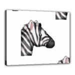 Emoji Zebra Canvas 20  x 16  (Stretched)