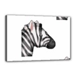 Emoji Zebra Canvas 18  x 12  (Stretched)