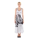 Emoji Zebra Sleeveless Maxi Dress