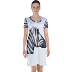 Emoji Zebra Short Sleeve Nightdress