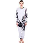 Emoji Zebra OnePiece Jumpsuit (Ladies)