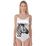 Emoji Zebra Camisole Leotard 