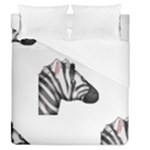 Emoji Zebra Duvet Cover (Queen Size)