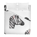 Emoji Zebra Duvet Cover Double Side (Full/ Double Size)