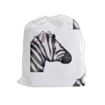 Emoji Zebra Drawstring Pouch (XL)