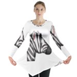 Emoji Zebra Long Sleeve Tunic 