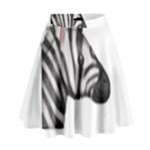 Emoji Zebra High Waist Skirt