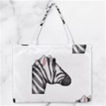 Emoji Zebra Medium Zipper Tote Bag