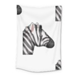 Emoji Zebra Small Tapestry