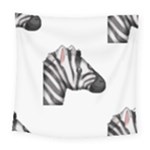 Emoji Zebra Square Tapestry (Large)