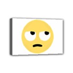 Emoji Rolling Eyes Mini Canvas 6  x 4  (Stretched)