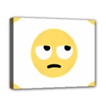 Emoji Rolling Eyes Canvas 10  x 8  (Stretched)