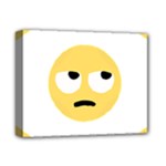 Emoji Rolling Eyes Deluxe Canvas 14  x 11  (Stretched)