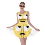 Emoji Rolling Eyes Skater Dress