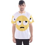 Emoji Rolling Eyes Men s Sport Mesh Tee