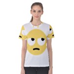 Emoji Rolling Eyes Women s Cotton Tee