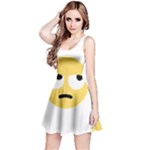 Emoji Rolling Eyes Reversible Sleeveless Dress