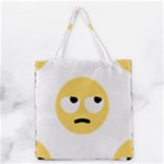 Emoji Rolling Eyes Grocery Tote Bag