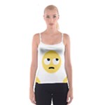 Emoji Rolling Eyes Spaghetti Strap Top