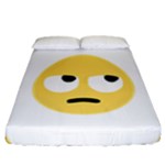 Emoji Rolling Eyes Fitted Sheet (California King Size)