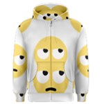 Emoji Rolling Eyes Men s Zipper Hoodie