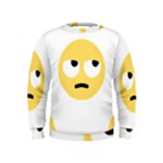 Emoji Rolling Eyes Kids  Sweatshirt