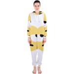 Emoji Rolling Eyes Hooded Jumpsuit (Ladies)