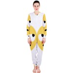 Emoji Rolling Eyes OnePiece Jumpsuit (Ladies)