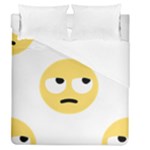 Emoji Rolling Eyes Duvet Cover (Queen Size)