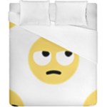 Emoji Rolling Eyes Duvet Cover (California King Size)