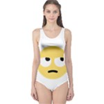 Emoji Rolling Eyes One Piece Swimsuit